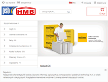 Tablet Screenshot of hmb.pl